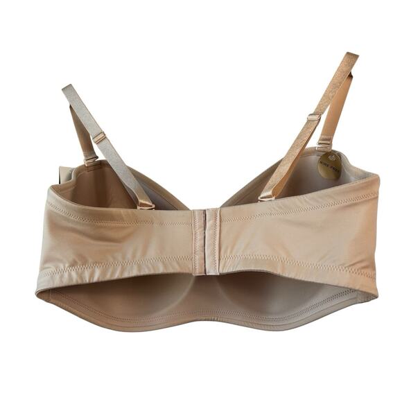 Wacoal Bra 40DD Tan Staying Power Wire Free Strapless Convertible Bra Sand New - Picture 10 of 12